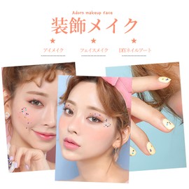 ZHEJIA Glitter Star Shape, 0.1 inch (3 mm) Glitter, 12 Colors, Glitter Jewelry Parts, Nail Parts, Glitter, Container Included, Sparkling, Glitter, Hair Ornament, Face, Body