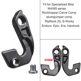 Pack of 2,GANOPPER Rear Derailleur Hanger Tail Hook for Specialized Demo Enduro Epic Era Hardrock S-Works, One Replacement, One Spare