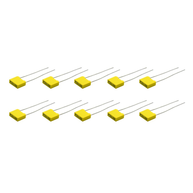 YMS PARTS Metallized Polyester Film Capacitors for Audio (0.022μF (223))
