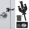 Ranjaner Portable Door Lock, Adjustable, Black, 3.82inch, Travel Lockdown Locks