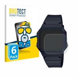 BROTECT Anti-Glare Screen Protector for Casio Unisex F-91W (Pack of 6) Matte Screen Protector, Anti-Reflection, Anti-Fingerprint