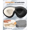 INNELO Sleep Mask, 2023 Soft Comfortable Light Blocking Eye Mask