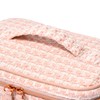 Francfranc Franc Tweed Vanity Pouch, Pink