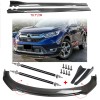 Unbranded For Honda CRV CR-V Carbon Fiber Front Bumper Rear