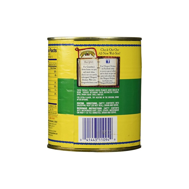 Margaret Holmes, Peanut Patch, Boiled Peanuts, (25oz Net Weight)