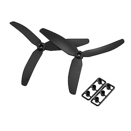 NOLITOY 1PC 5x3" Tri-leaf Propeller CW/CCW for Micro Quadcopter Multicopter RC Remote Control Spare Parts with Hole Diameter Converter Adapter Black