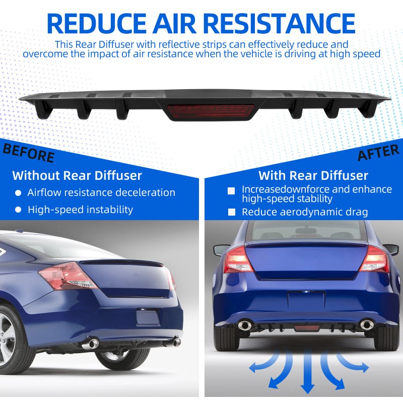 KEEPDSGN For Mazda CX-30 CX-50 CX-70 Rear Bumper Diffuser Lip