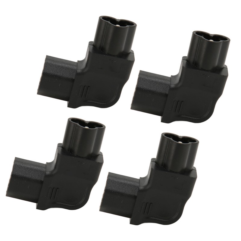 IEC320 C6 to C13 Power Adapter 90 Degree 2.5A‑10A 250V