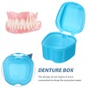 SUPVOX Denture Box Orthodontic Denture Box Teeth Storage Box Case
