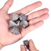 mookaitedecor 7 Pieces Crystal Polyhedral DND Dice Set, Polished Tumbled
