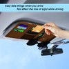 Car Sun Visor Organizer, Leather Pocket Organizer Sunglass Holder for