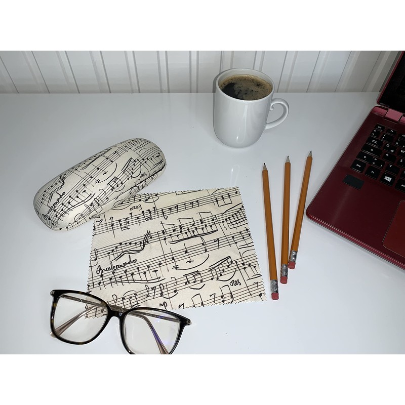 VON LILIENFELD Glasses Case Sheet music Present Cleaning Cloth Spectacle