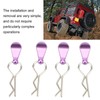 4Pcs Metal RC Car Body Clips with Pull Tabs for