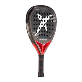 Drop Shot Canyon Pro 2.0 by Lima - Padel Racket Series - Padel Racket with Shock Absorption, Great Control and Power – Professional Padel 2024, Black