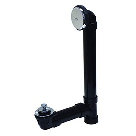 Eastman 35291 Schedule 40 ABS One-Hole Bath Waste, Lift-n-Lock Stopper, 3/8-inch Thread, Black, 1-1/2-inch