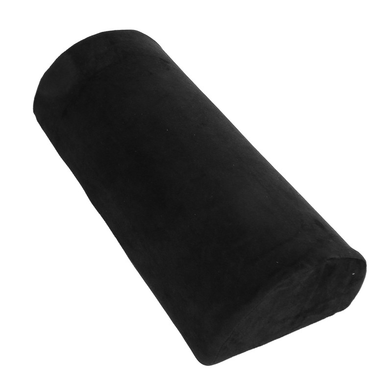 Half Moon Pillow Black Ankle Knee Neck Lumbar Support Cushion