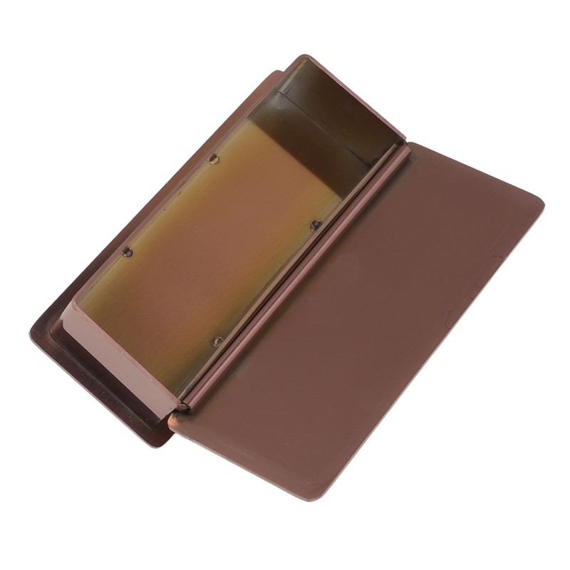 Toothpick Holder Stainless Steel Rectangular Toothpick Holder with Lid for