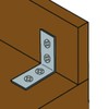 DAIDOHANT 63268 (Reinforced Hardware) Stainless Steel Extra Thick Folding L