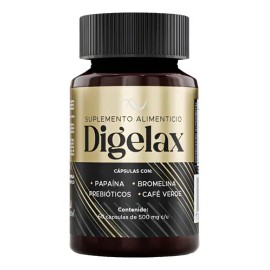 Digelax NutriNova Probióticos y Prebióticos con Enzimas Digestivas Cápsulas