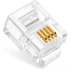 100pcs Modular Plug Modular Cable RJ11 Plug Connector RJ11 Modular