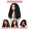 Nvnvdij Kinky Straight Half Wig Human Hair 200 Density 3