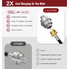 CALPOSE Propane Fuel Filter with 6FT Propane Adapter Hose, Propane