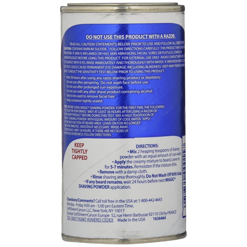 Magic Shaving Powder, Blue, 142 g