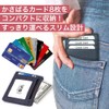 VOLAN Anti-Skimming Card Case, Thin, RFID Protection, Slim, Lightweight, 8
