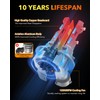 OXILAM Q36 9005 9006 Bulbs Combo, 1:1 Size Design, 40000LM