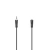 Hama 3.5 mm - 3.5 mm Stereo Jack Black 1S