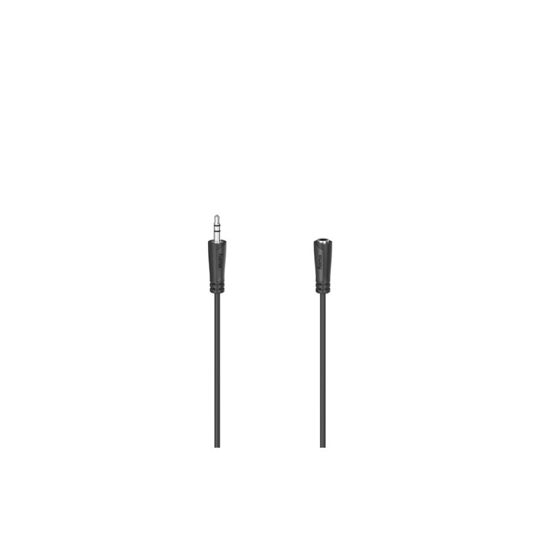 Hama 3.5 mm - 3.5 mm Stereo Jack Black 1S