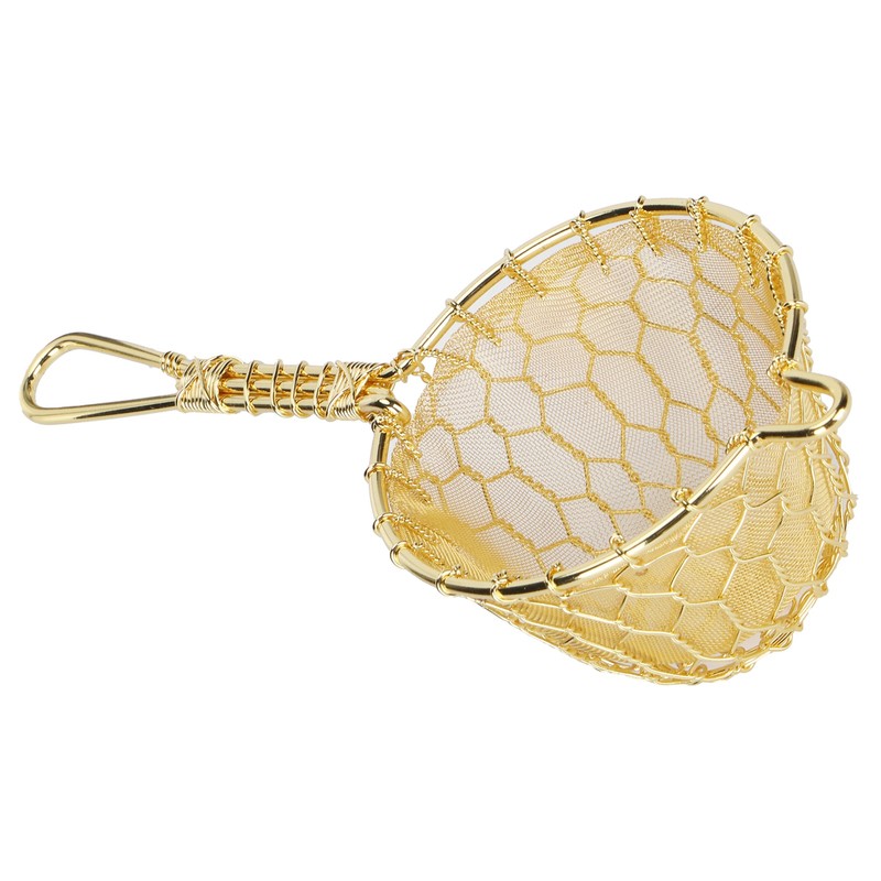Copper Tea Infuser Strainer Reusable Loose Leaf Teapot Filter with