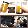 Honeydak 2 Pack 16oz Reusable Iced Coffee Cups with Lids