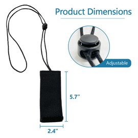 Peritoneal Tube Holder Bag - Peg G Feeding Line Transfer Set Storage Belt Adjustable Neck Cord, Nursing Supplies for Dia-Lysis Patient