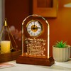 Arikyrist Happy 50th Birthday Crystal Clock Gifts for Men Women,