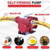 TOPWAY 110V AC Gasoline Fuel Pump 10GPM Self-priming Oil Transfer
