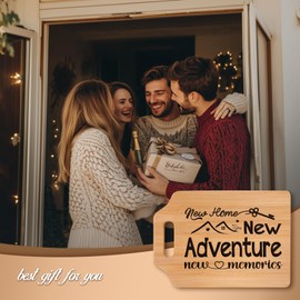 Gleevara New Home Gifts, Housewarming Gifts for New Home, New Home Gifts for Couple Friends Family - Creative Kitchen Bamboo Cutting Board, Housewarming Gift Ideas