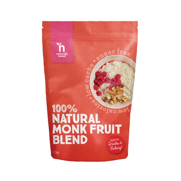 Naturally Sweet Monk Fruit Blend - different sizes, Naturally Sweet Monk Fruit Blend 1kg