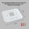 Thermostat Trim Plate Cover, Covers Wall Imperfections, Easy to Install,