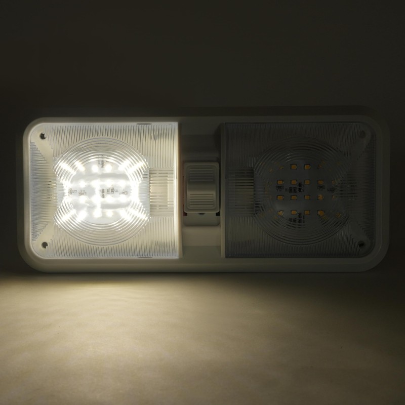 KUAFU 5 Pack RV Ceiling Lights 12V LED Double Dome