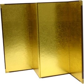 ミニ金屏風 4曲 (大) 255×425mm 金無地 C516