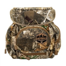 Alaska Classic HBS with MAX Pocket Bino Pack | Camo Binocular Harness Vest | Hunting Binoculars and Rangefinder Pouch (Realtree Edge)