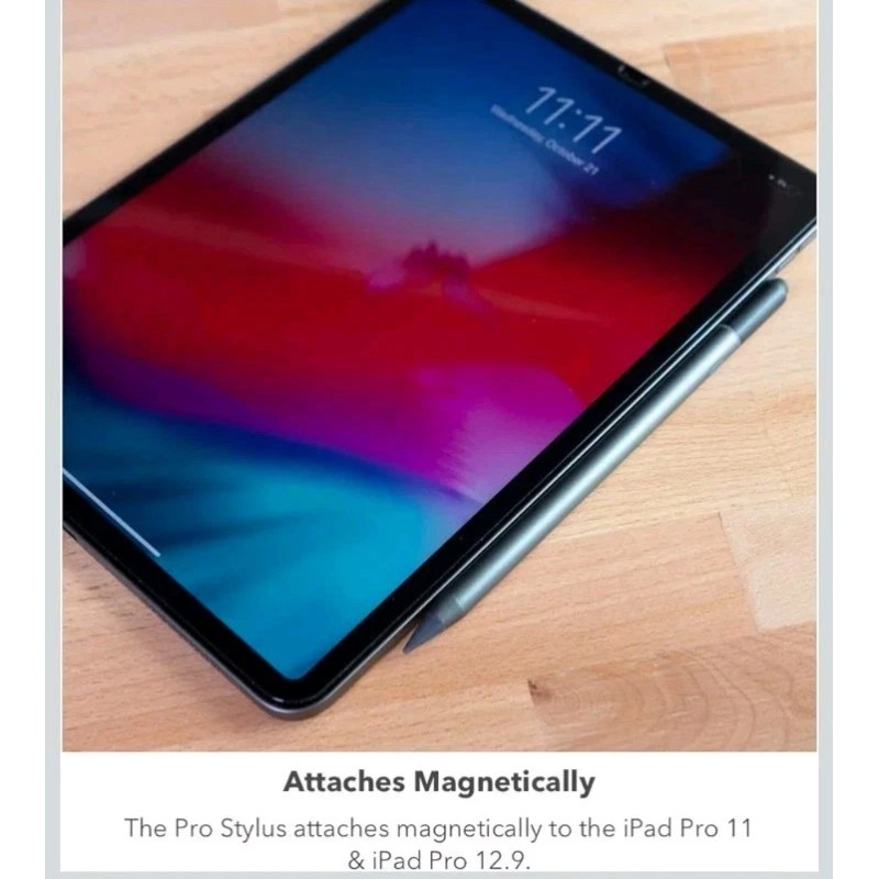 ZAGG Pro Stylus with Active & Capacitive Tips, Palm Rejection,