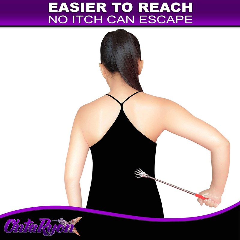 OntaRyon Telescopic Back Scratcher Gift Idea for Men and Women