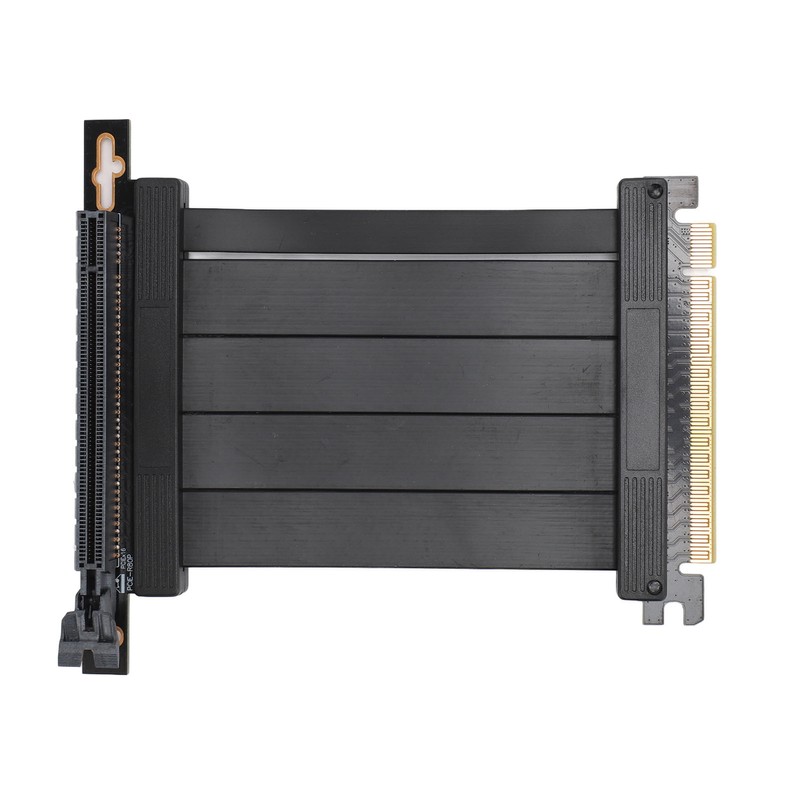 PCIE 4.0 X16 Extender 90 Degree 26GB/s 3.9in Long Gold
