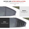 DLOVEG Rear Side Window Louvers for 2015-2021 Subaru WRX STI