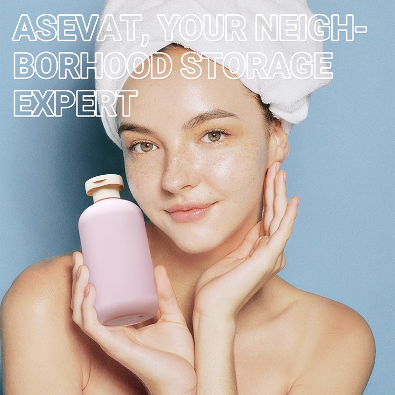 ASEVAT 3.4 oz Plastic Squeeze Bottle for Lotion, Plastic Empty