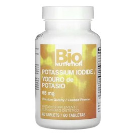 Yoduro De Potasio 65Mg 60 Tabletas Suplemento Bio Nutrition