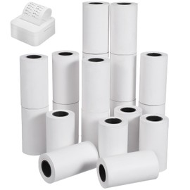 Lurrose 20 Rolls Thermal Paper Rolls 57mm x 30mm Super Clear Easy to Read Retail