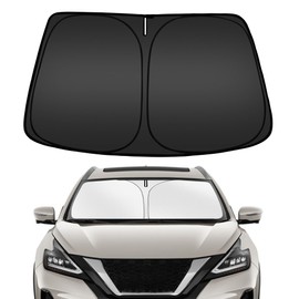 ARISMOTOR Windshield Sun Shade for N-issan Murano 2015-2024, Custom Fit Foldable Front Window Sunshade Sun Visor Protector, Block UV Rays Keep Your Car Cooler